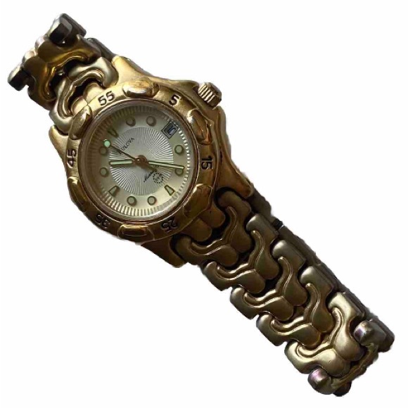 BULOVA $225 Marine Star T7 Ladies Watch Gokdtone - Picture 1 of 4